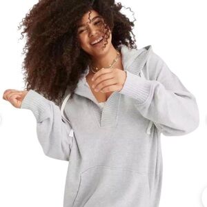 Aerie Heather Gray Women's Pullover Hoodie